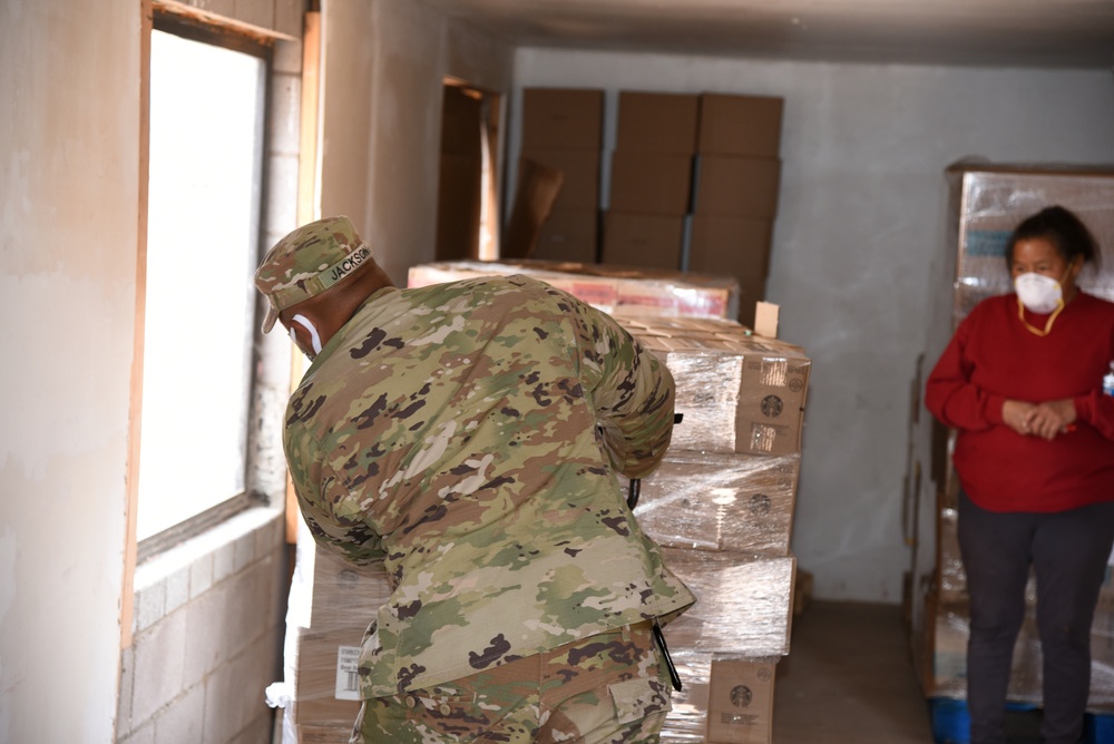 Arizona National Guard delivers essential supplies to the Navajo Nation