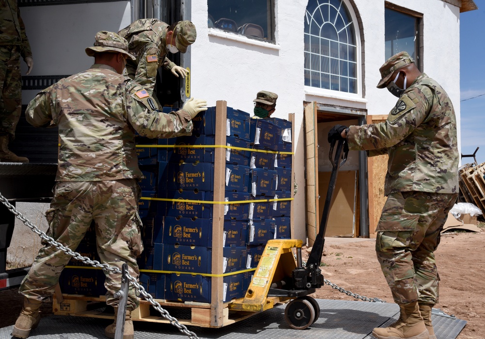 Arizona National Guard delivers essential supplies to the Navajo Nation