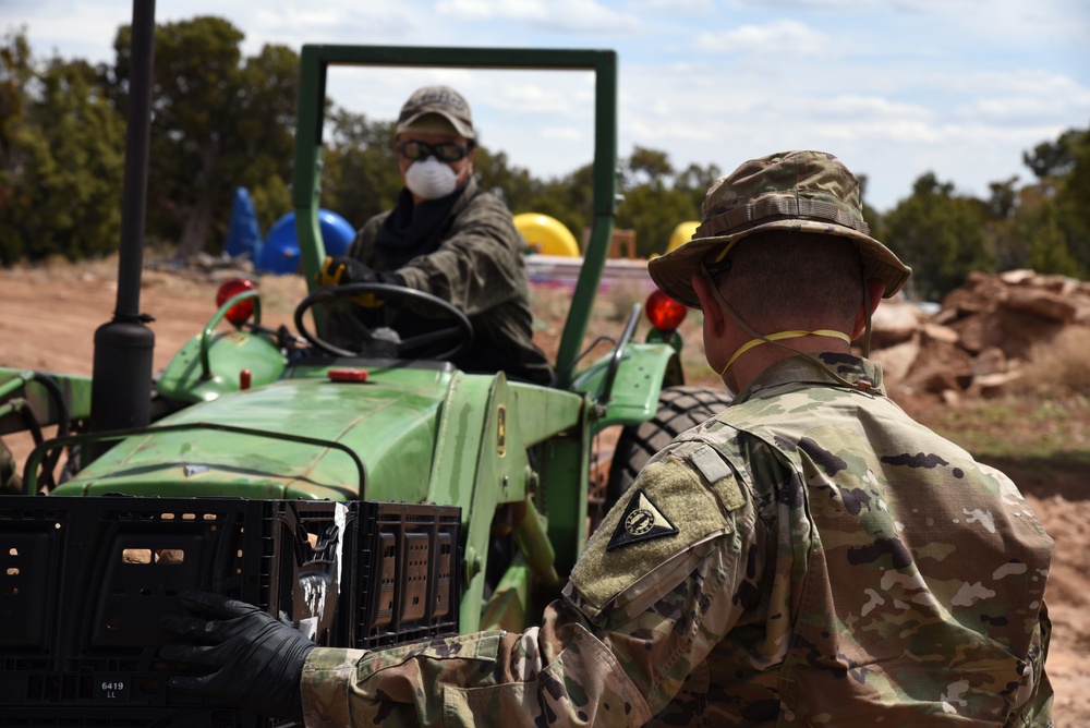 Arizona National Guard delivers essential supplies to the Navajo Nation