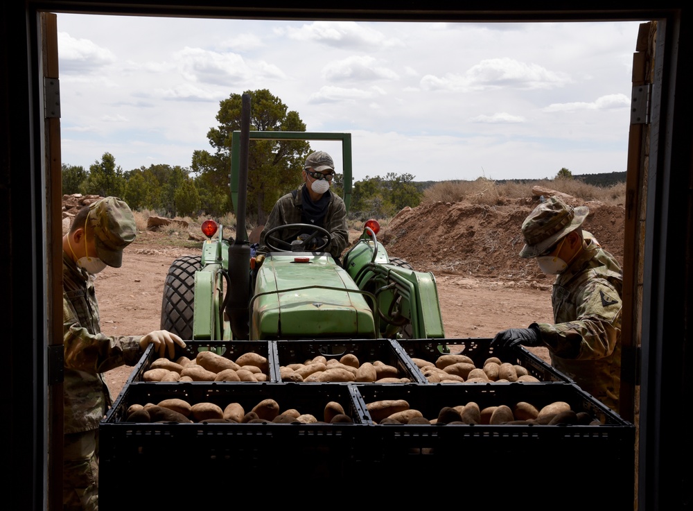 Arizona National Guard delivers essential supplies to the Navajo Nation