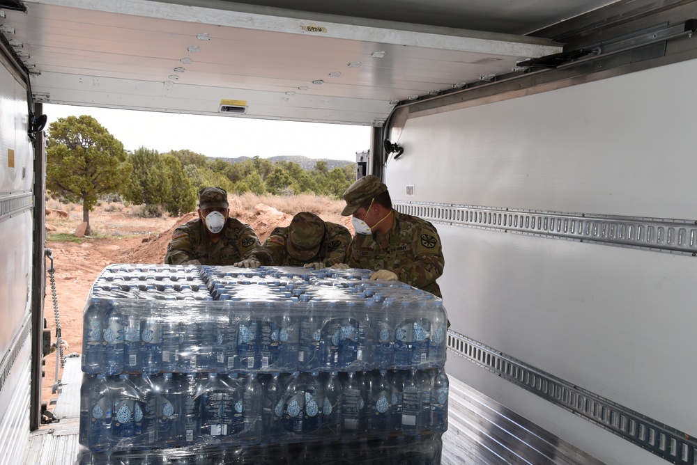 Arizona National Guard delivers essential supplies to the Navajo Nation