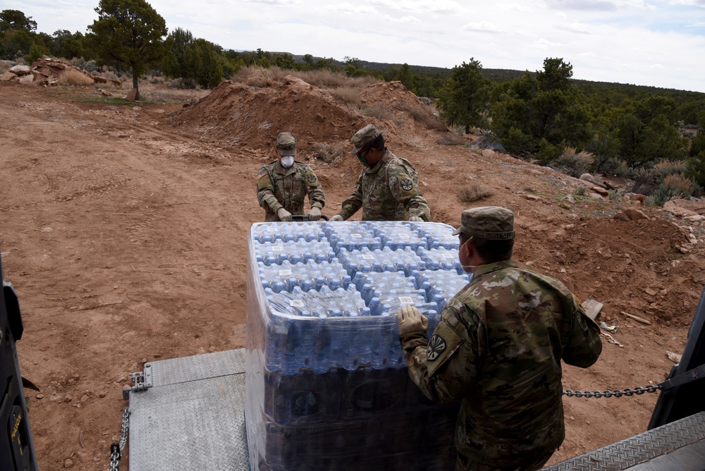 Arizona National Guard delivers essential supplies to the Navajo Nation