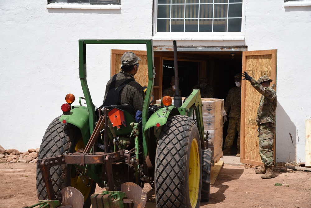 Arizona National Guard delivers essential supplies to the Navajo Nation