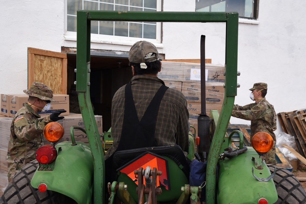 Arizona National Guard delivers essential supplies to the Navajo Nation