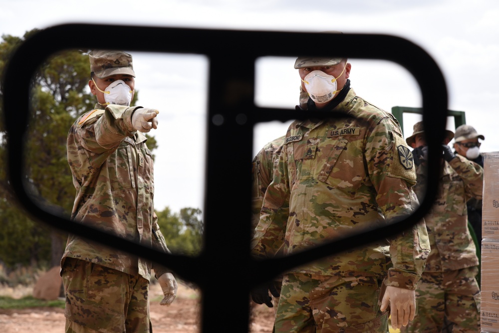 Arizona National Guard delivers essential supplies to the Navajo Nation