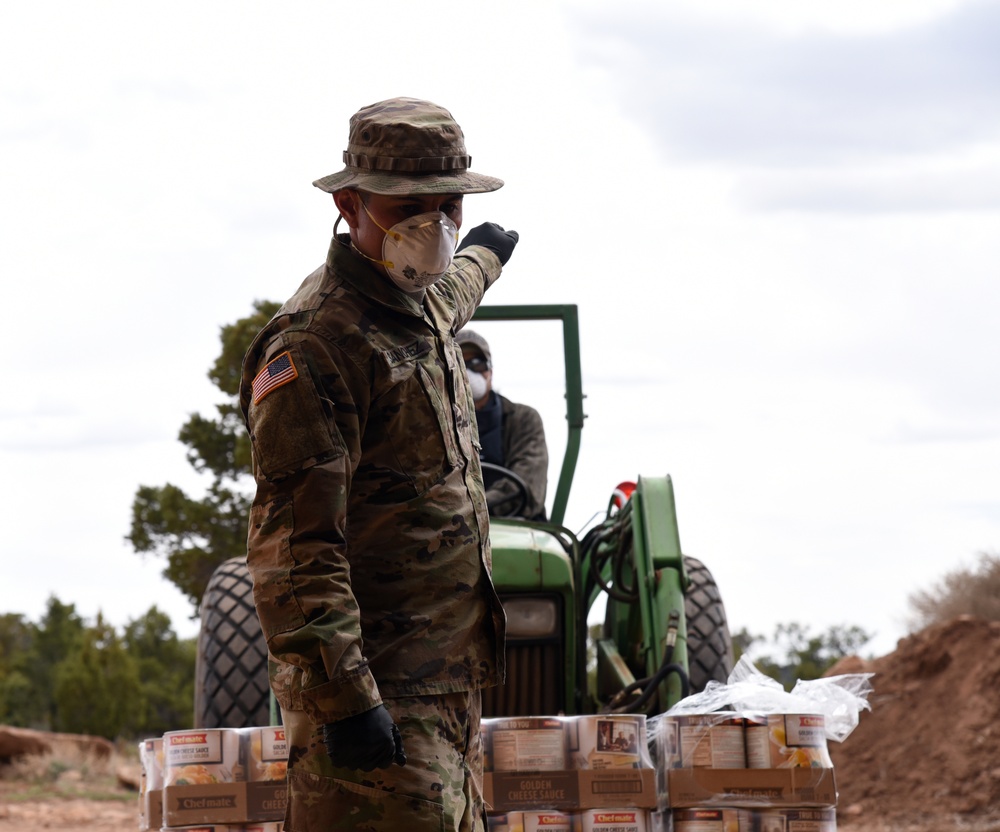 Arizona National Guard delivers essential supplies to the Navajo Nation