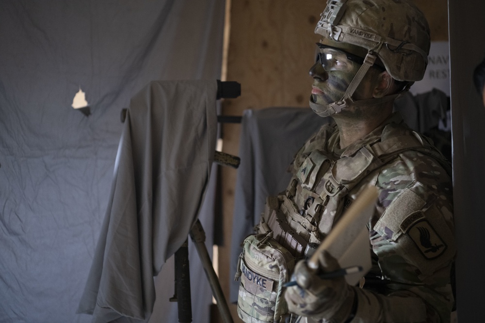 HHC 1-503rd Scouts Participates in a Visual Training Exercise Photo 3