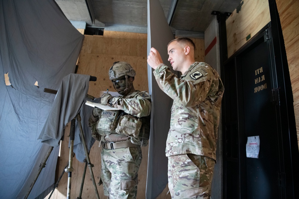 HHC 1-503rd Scouts Participates in a Visual Training Exercise Photo 4