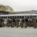 Soldiers with the 94th CSH arrive at Hanscom