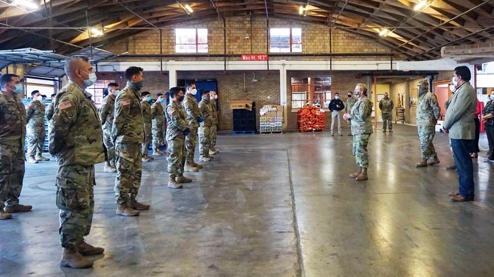 Major General Tracy R. Norris visits Rio Grande Valley Food Bank
