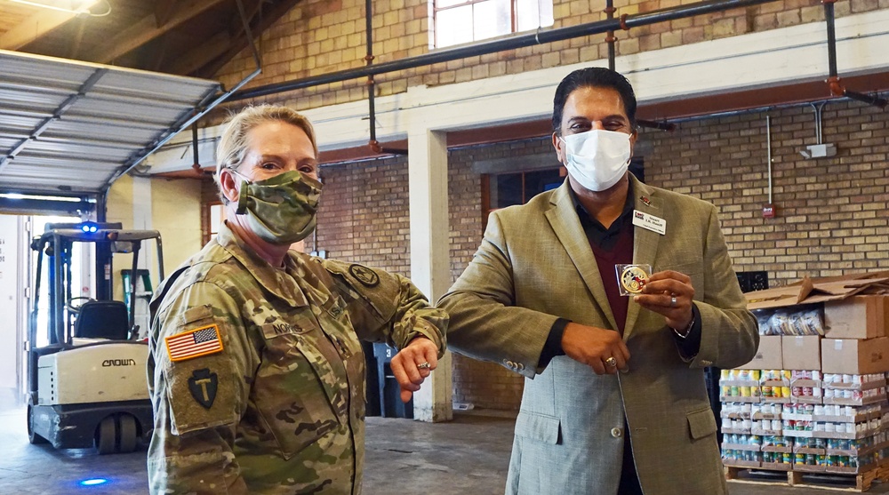 Major General Tracy R. Norris visits Rio Grande Valley Food Bank