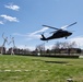 Black Hawk landing at the Colorado Convention Center