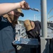 Nimitz Sailors Paint Catwalk