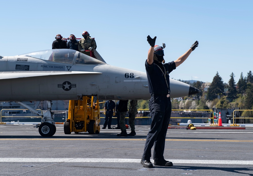Nimitz Sailors Participate In Training Exercise