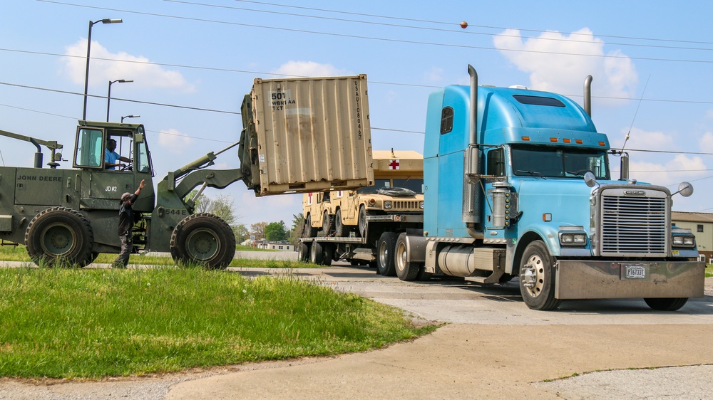 501st Medical Company deploys to Joint Base McGuire-Dix-Lakehurst in support of COVID-19 relief