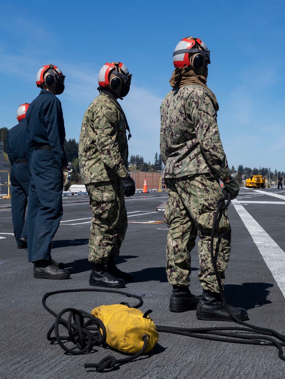 Nimitz Sailors Participate In Training Exercise