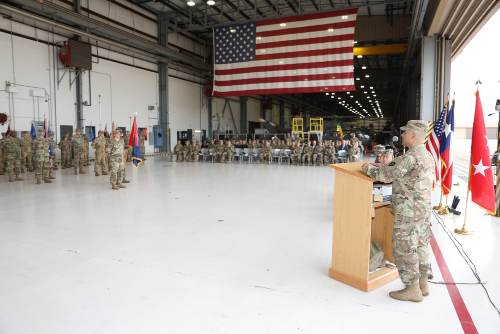 36th Combat Aviation Brigade Change of Command