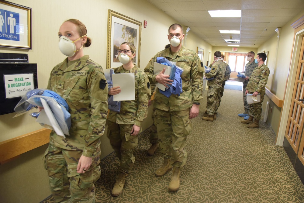 National Guard Medical Team arrives in Delco