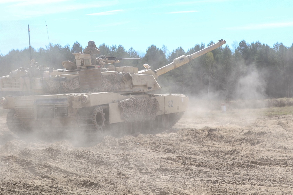 Spartan Panthers conduct Gunnery, to remain proficient while deployed in Poland in preparation for up coming mission.