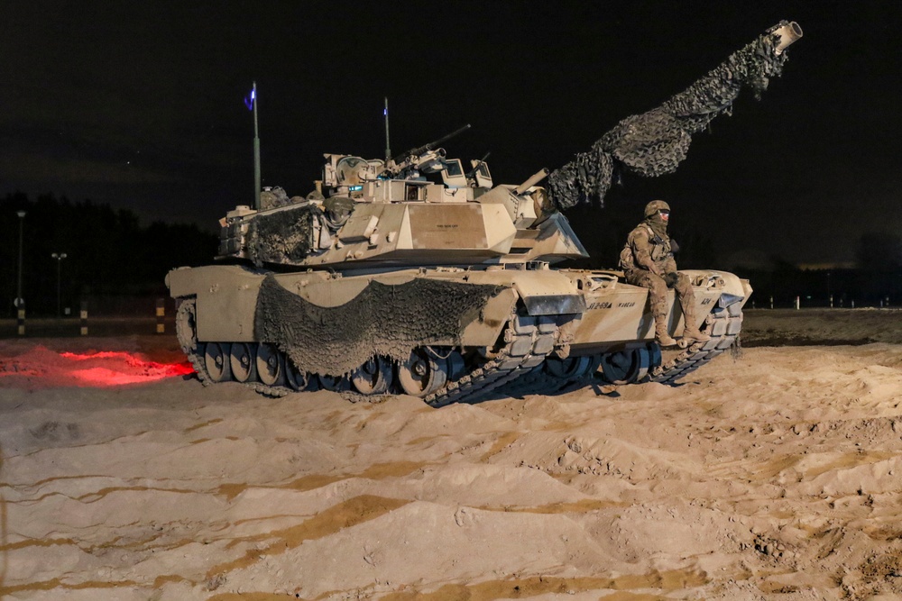 Spartan Panthers conduct Gunnery, to remain proficient while deployed in Poland in preparation for up coming mission.