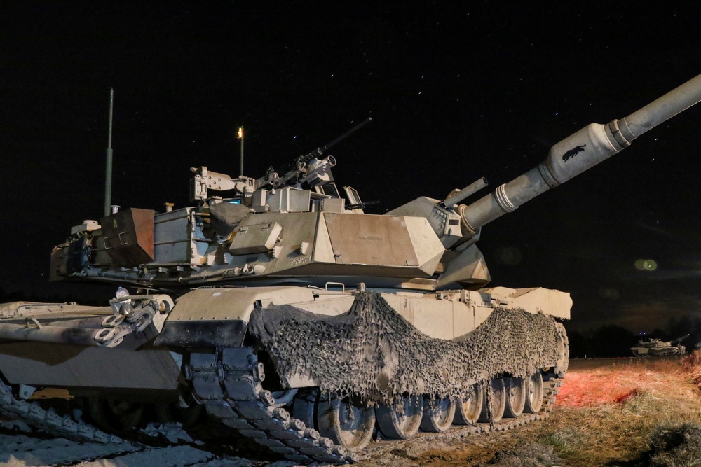 Spartan Panthers conduct Gunnery, to remain proficient while deployed in Poland in preparation for up coming mission.