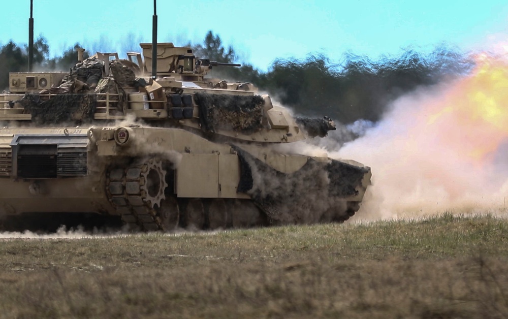 Spartan Panthers conduct Gunnery, to remain proficient while deployed in Poland in preparation for up coming mission.