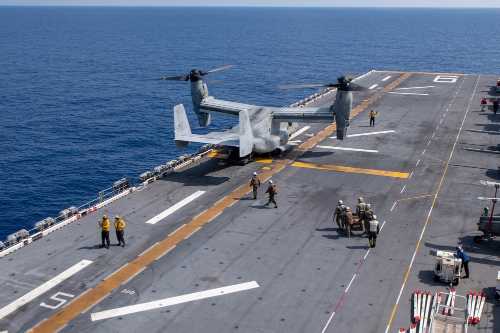 USS America (LHA 6) Conducts Flight Operations April 18, 2020
