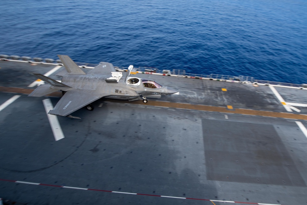 USS America (LHA 6) Conducts Flight Operations April 18, 2020