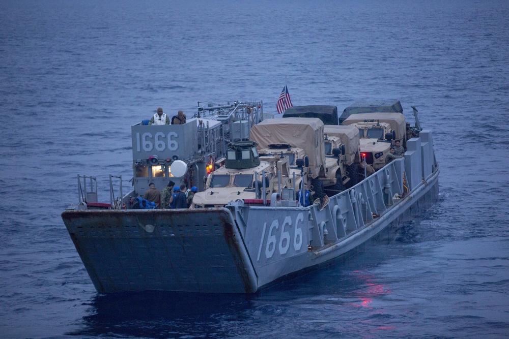 Sustaining the mission: 31st MEU aboard USS Germantown port operations