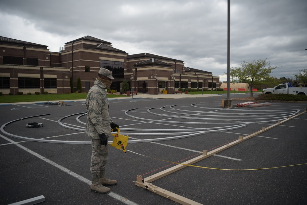 Tent Setup at 87th Medical Group
