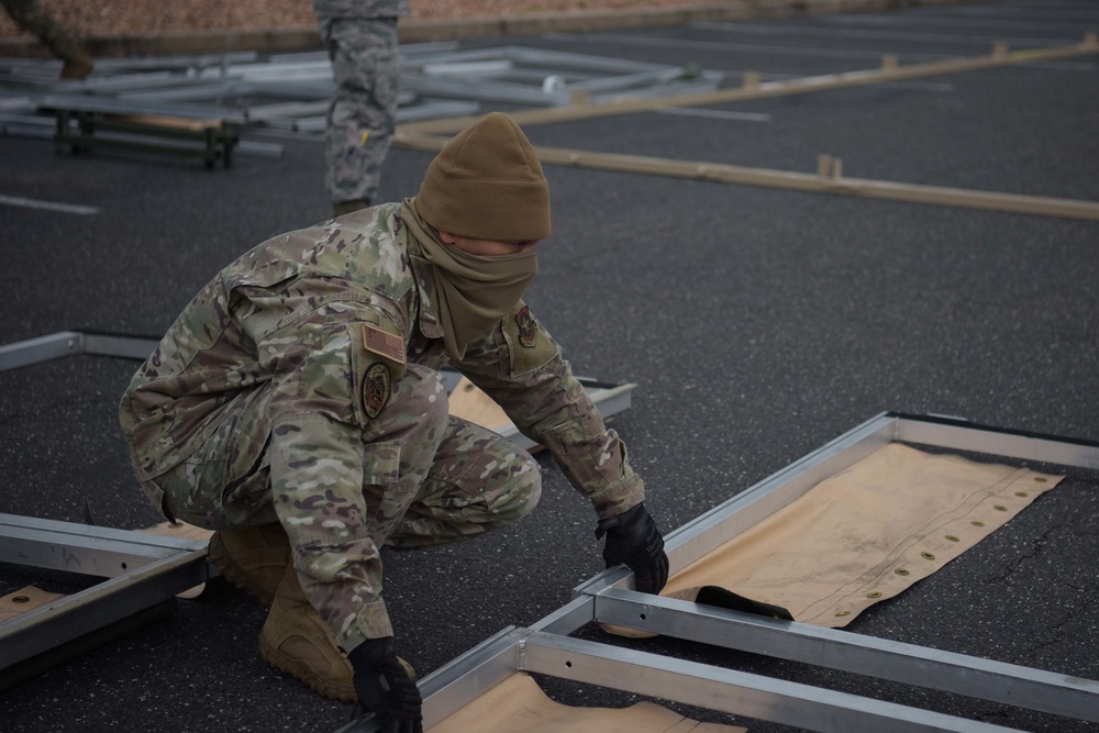 Tent Setup at 87th Medical Group