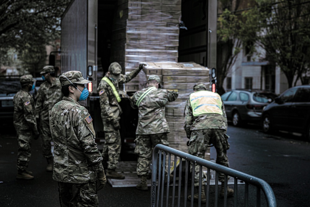 NY National Guard responds for Operation COVID-19 in NYC