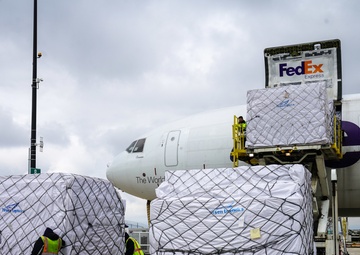 FEMA Project Airbridge Flight Arrives in Chicago to Support COVID-19