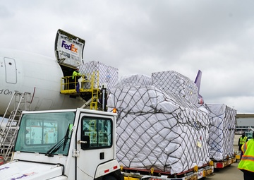 FEMA Project Airbridge Flight Arrives in Chicago to Support COVID-19