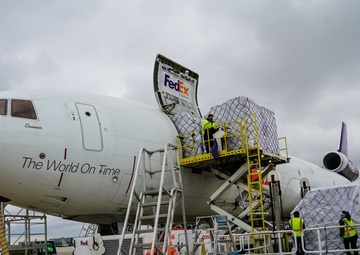 FEMA Project Airbridge Flight Arrives in Chicago to Support COVID-19
