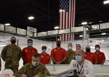 NFL Experience to COVID-19 Treatment Facility: Army Corps of Engineers transforms Miami Beach Convention Center