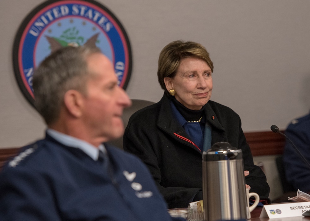 Air Force Senior Leaders Receive COVID-19 Briefings