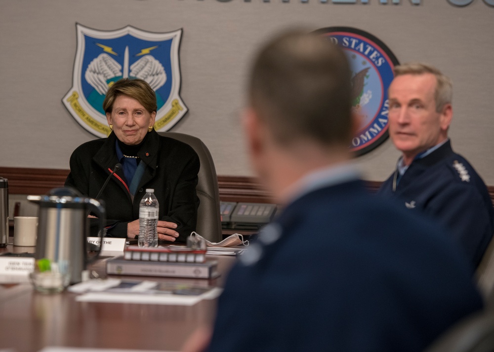 Air Force Senior Leaders Receive COVID-19 Briefings