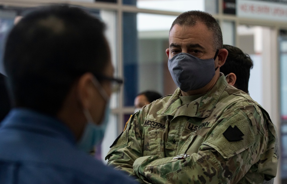 3rd Expeditionary Sustainment Command and Pennsylvania National Guard senior leaders visit Liacouras Center