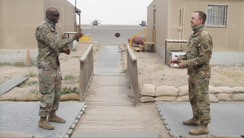 Task Force Spartan Division CSM visits Camp Buehring