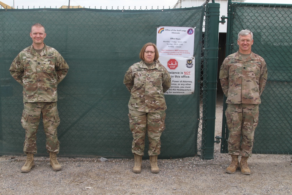 Task Force Spartan Soldiers Sworn in as Magistrates