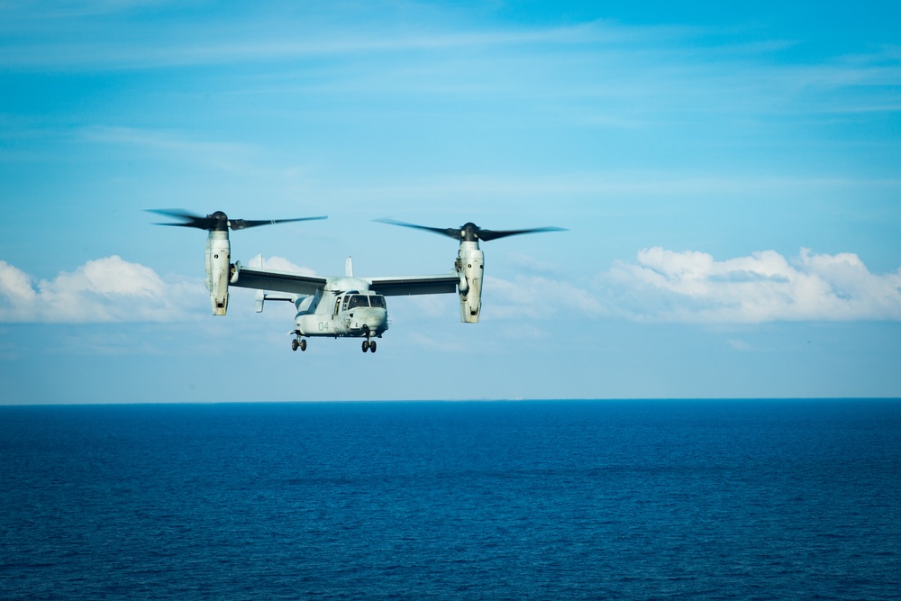 31st MEU, USS America conduct flight operations