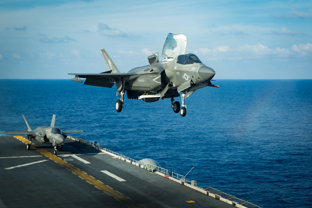 31st MEU, USS America conduct flight operations