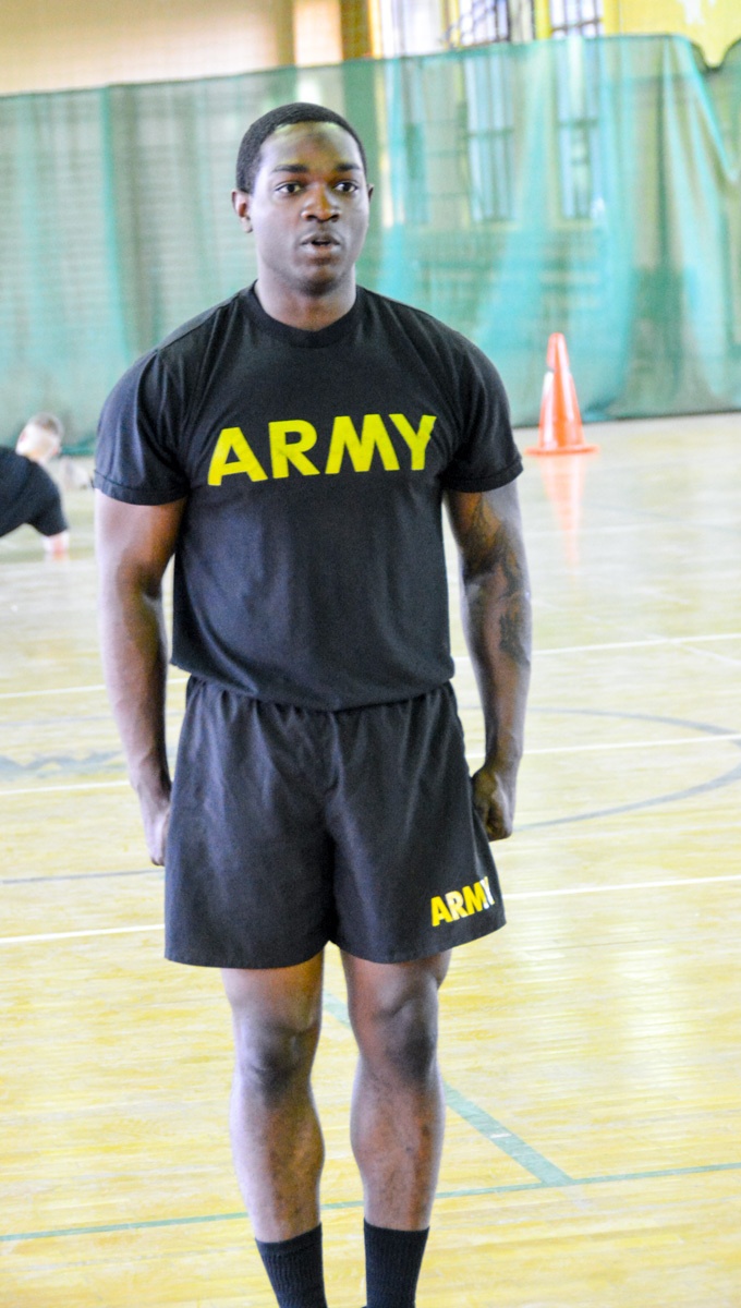 1ID Fwd Soldiers participate in PRT during remote BLC course in Poland