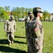 1ID Fwd Soldiers participate in marching drills during remote BLC course in Poland