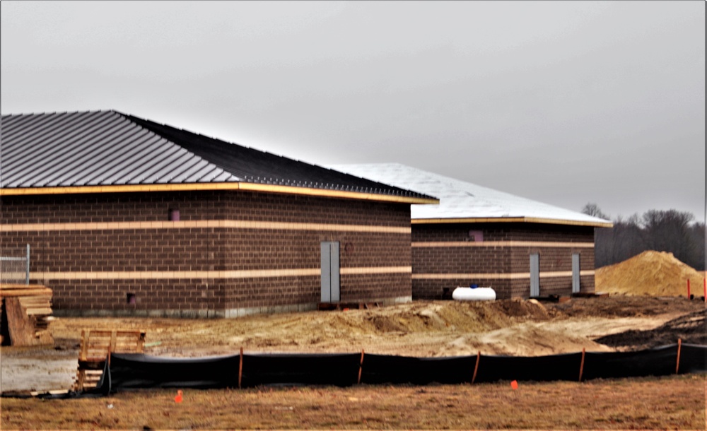 Construction of five new simulations buildings continues at Fort McCoy