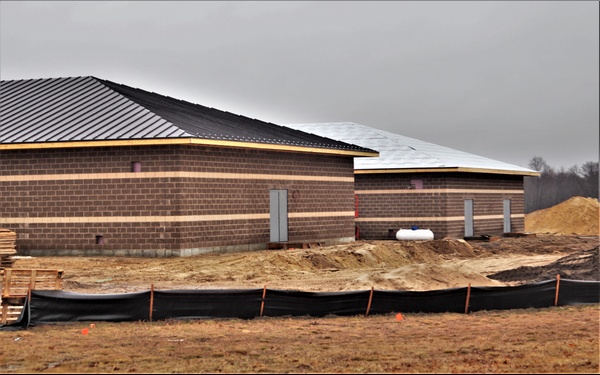 Construction of five new simulations buildings continues at Fort McCoy