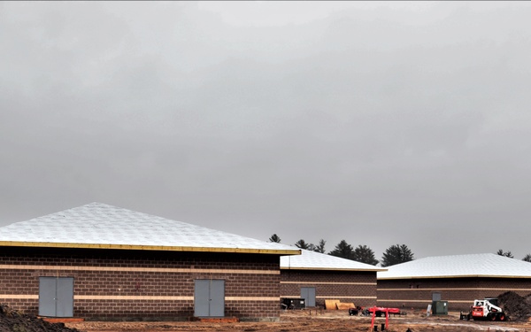 Construction of five new simulations buildings continues at Fort McCoy