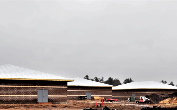 Construction of five new simulations buildings continues at Fort McCoy