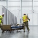 Michigan National Guard members place beds at COVID-19 alternate care facility